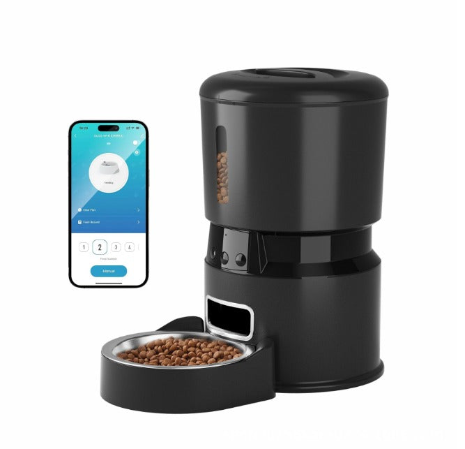 Smart Automatic Pet Feeder with WiFi App Control & Portion Timer for Cats & Dogs